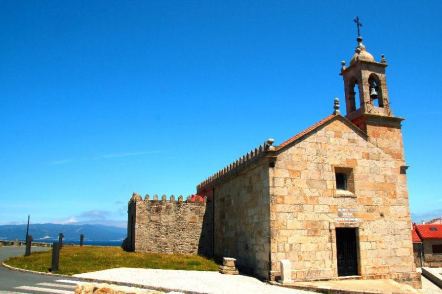 Panorámica da ría de Arousa dende a serra
