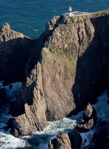 Pasarela de acceso ao faro de cabo Ortegal