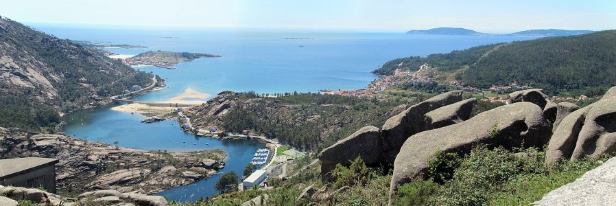 Vista dende o miradoiro do Ézaro