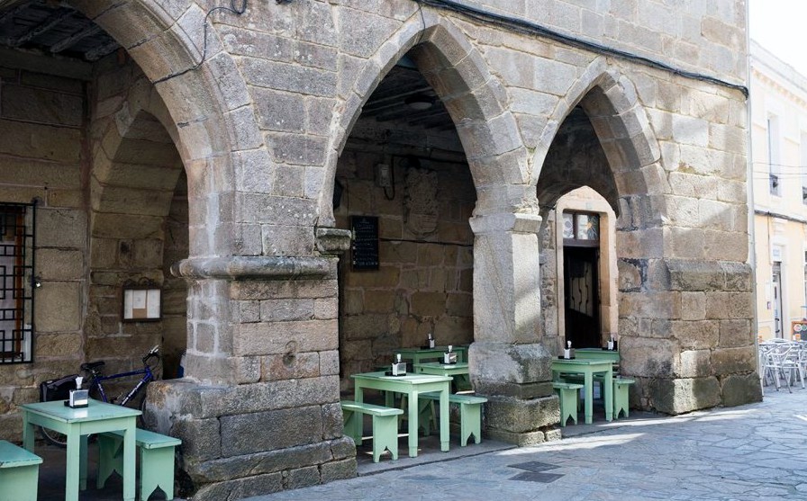 Rúas empedradas do centro histórico de Noia