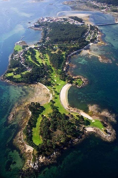 Ponte que une O Grove coa Illa da Toxa